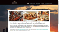 Desktop Screenshot of cooperrestaurants.com
